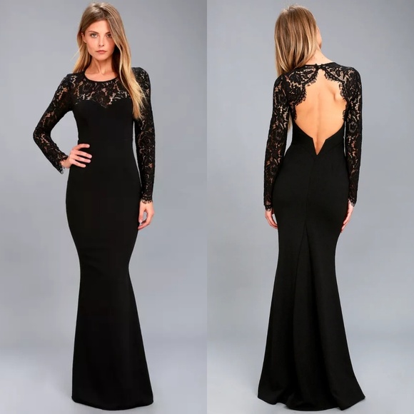 Lulus Dresses & Skirts - Lulu's Whenever You Call Lace Maxi Dress